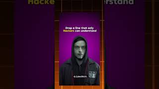 drop a line that only hackers can understand #infosec #chatgpt #cybersecurity #tech #hackers