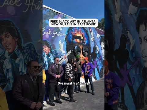 New Murals in Atlanta to Celebrate Black History Month #atlanta #blackatlanta #atlantavlogger #atl