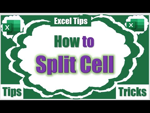 How To Split Cells In Excel Using Text To Columns |  Split Columns Into Multiple Columns