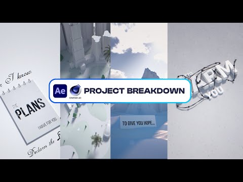 After effects and Cinema4D Project Breakdown - Memorize Me 02