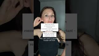 Ear Massage Benefits For Skin / Ear Massage For Glowing Skin /Beauty Hacks /Natural Skin Care #short