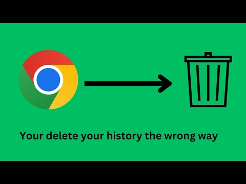 You have been deleting the chrome history the wrong way