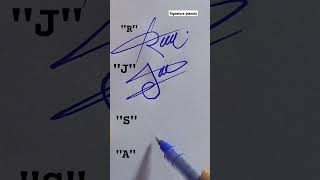 The fastest way to sign...#how to learn ur signature #calligraphicalphabets