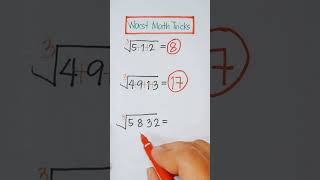 Part 264: Math Hacks | Math Tricks Tutorial #shorts  #short  #maths #shortvideoviral
