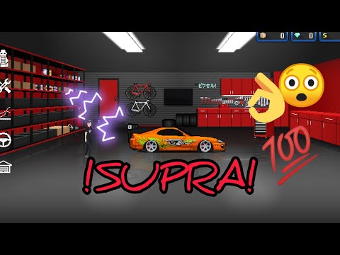 !!PIXEL CAR RACER|PARTE 3 COMPREI O SUPRA!!