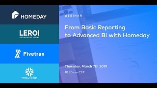 WEBINAR: BI Lead at Homeday talks basic reporting to advanced BI