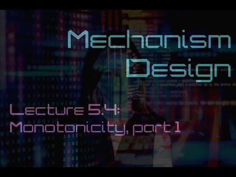 Lecture 5.4: Implementability and monotonicity of allocation rules, part 1 (Mechanism Design)