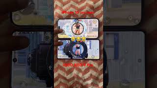 iqoo neo 9 pro vs iphone 15 bgmi test successfully faiļëð 😂 !! #shorts #viral