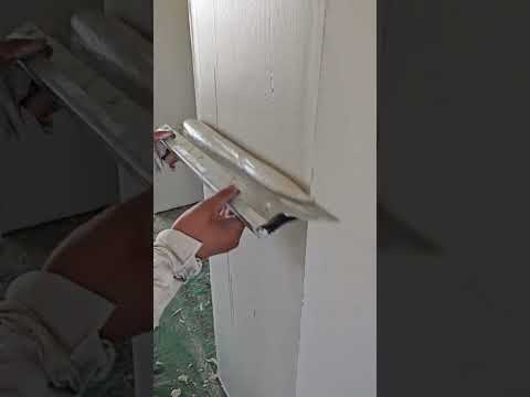 Leveling Construction Effect Like Never Before – Satisfying Putty Scraping!