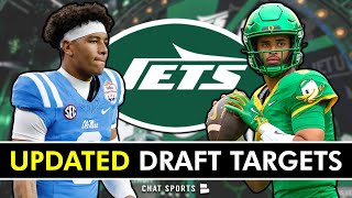 UPDATED New York Jets Draft Targets Ft. Trinidad Chambliss & Caleb Downs