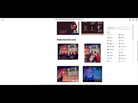 How to Embed a Video to an Event in Squarespace