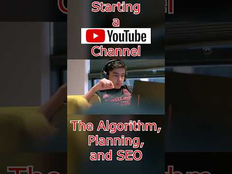 Starting a YouTube Channel - The Algorithm, Planning, and SEO #shorts #youtube #viral