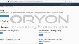 How to backup MySQL database backup via cPanel backup interface