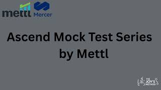 Ascend Mock Test Series by Mettl | Free Swag & Goodies #freeswags #swag  #developerswag #coding