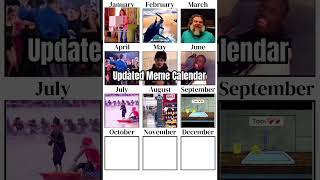 The Ultimate 2025 Meme Calendar 📅🤣 – Each Month Just Gets Crazier!