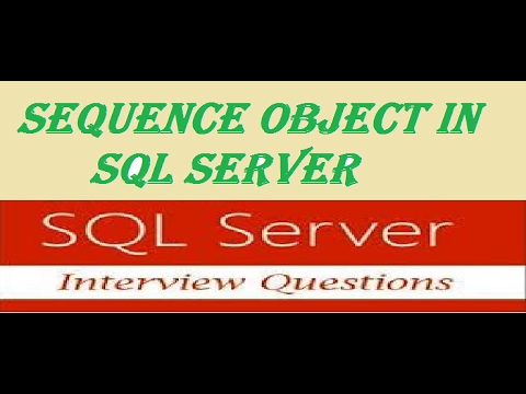 sql server interview question -Implement Sequence object in SQL SERVER