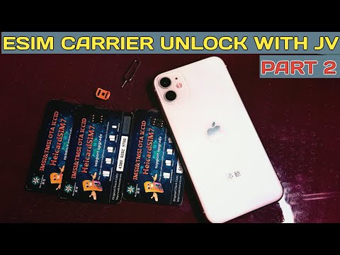 ESIM JV SIM TUTORIAL | SCOM FOR JV IPHONE | NEW ESIM JV SIM | NON PTA SOLUTION ANY IPHONE