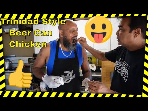 Trinidad Style Beer Can Chicken and Jamaica Jerk Chicken Wings.