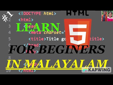 LEARN HTMLFOR BEGINERS IN MALAYALAM / ADHIKARSHAS DREAMS