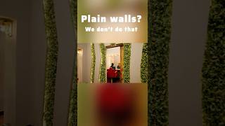 Plain walls ?? Naah #interior #salon #interiordesign #lifeisbutadream #walldesignideas #trending