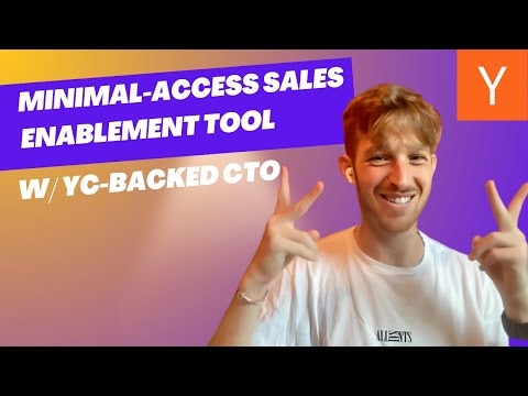 YC-Backed CTO Shares Enterprise Sales Enablement Business Idea
