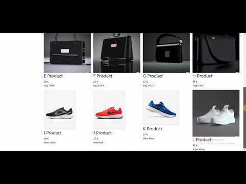 Building an Interactive E-commerce Website Filter: Part 1 - Html, Css, JS, Bootstrap, jQuery