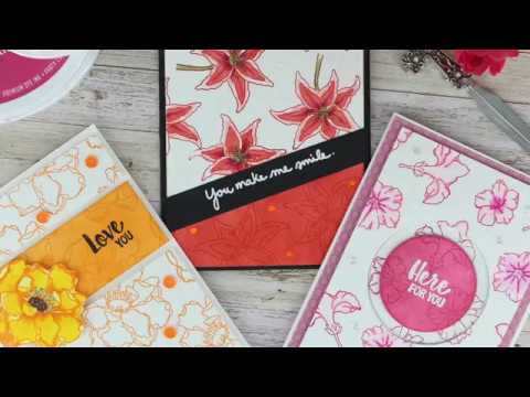 Split Backgrounds - Part 2 | Crackerbox & Suzy Stamps