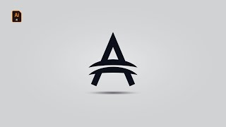 Letter A Logo design || Logo design Tutorials || Adobe Illustrator CC
