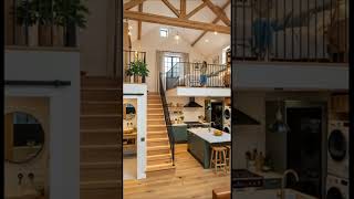 Tiny Loft Home Design | Open-Plan Kitchen, Cozy Mezzanine
