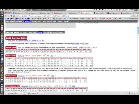 Baseball Reference Video