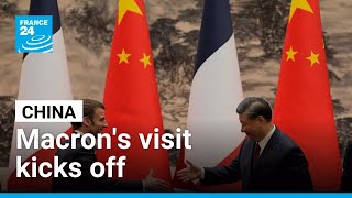 France's Macron visits China for talks with Xi Jinping • FRANCE 24 English