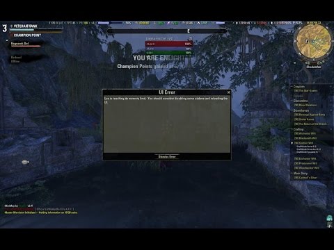 Tutoriel: Comment modifier la limite de mémoire LUA dans Elder Scrolls Online
