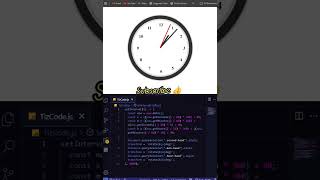 Build a Real-Time CSS Clock Using Only JavaScript ⏰ | No Libraries! #shorts