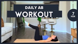 7 MIN DAILY ABS WORKOUT - At Home CORE Workout!