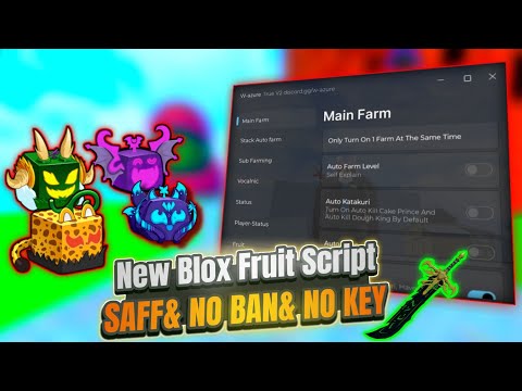 ⚡W Azure – Best No-Key Blox Fruits Script 2025 | Auto Farm🚀