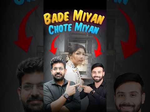 Bade Miyan Chote Miyan 😂🤣 #rgteamvlogs #rankersgurukul #rgstateexams #funny #shortsfeed