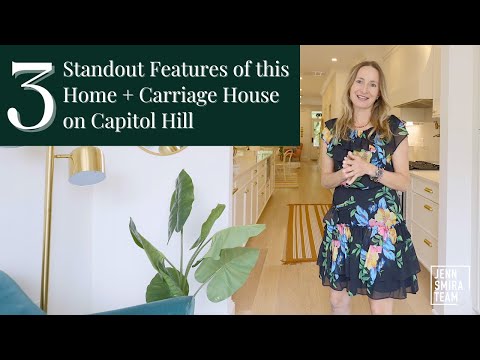 3 Standout Features of this Capitol Hill Home + Carriage House