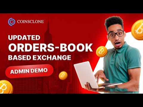 Updated Orders-Book Based Exchange Admin Demo | Coinsclone