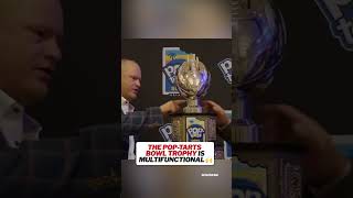BEST TROPHY EVER?! #collegefootball #poptarts