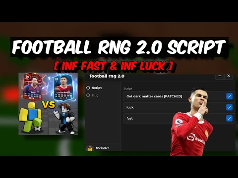 Football Rng 2.0 Script PC/Mobile |inf fast | inf luck #script #roblox