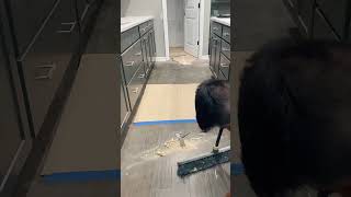 Diy wood repair tips with broom and dustpan #recogedor #madera
