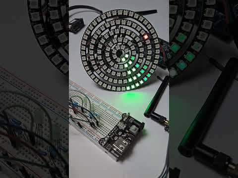 Arduino LED Radar intruder detected!
