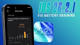 iOS 26.2.1 Fix BATTERY DRAINING with this TRICK