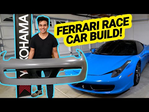 TURNING MY FERRARI 458 INTO A RACE CAR! *Not a GT3*