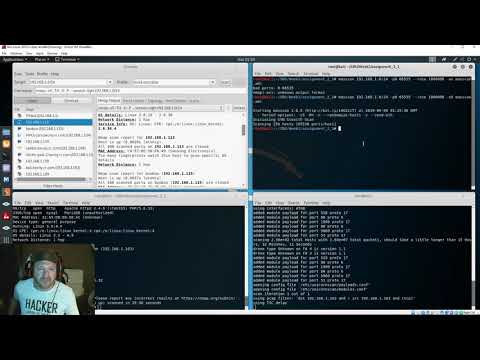 Intro to Ethical Hacking Lab 2.1 - Network and Port Scanner Tools Comparison
