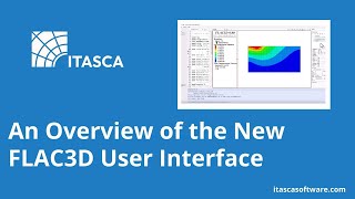 FLAC3D User Interface Overview