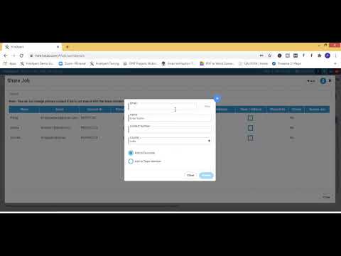 How to "share" Job with Team