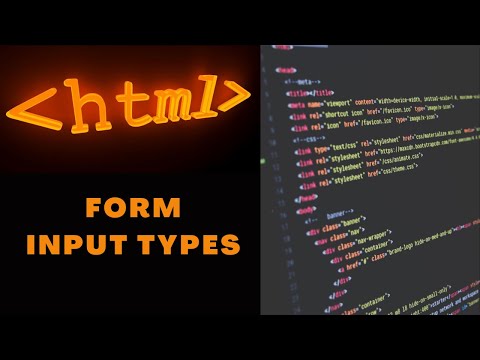 22. HTML Form Input Types