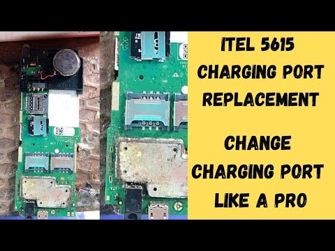 Change charging port on itel 5615 button phone #chargingportreplacement #charging