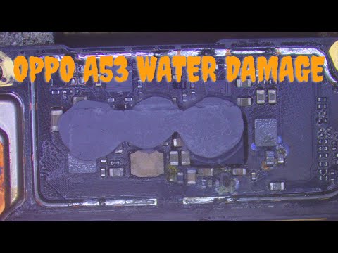 Oppo A53 Water Damage Dead + Lcd Light Repair.